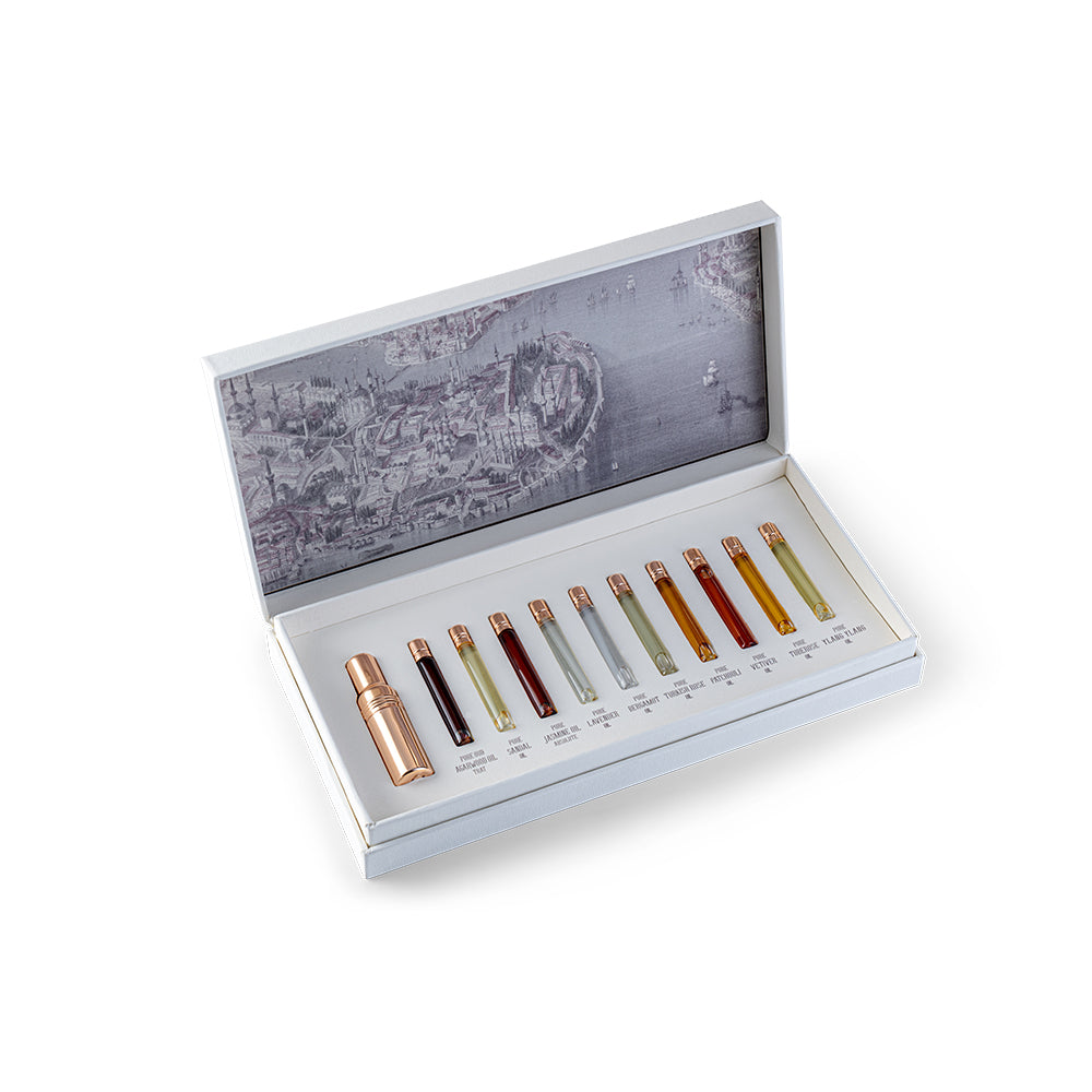 Parfumane Natural Collection | Lüks Doğal Parfüm Yağı Seti – 10 Özel Esans Vial
