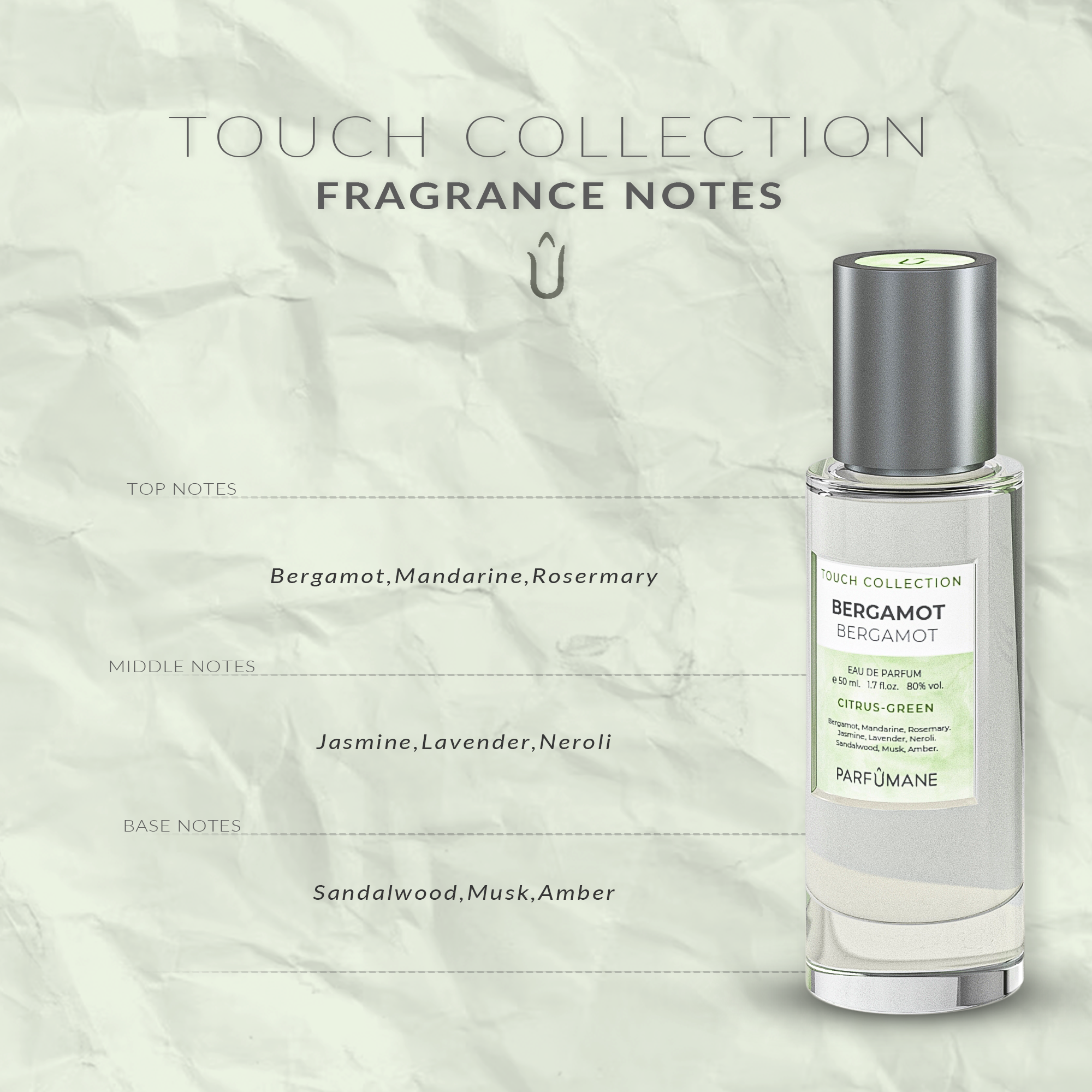 BERGAMOT 50ml. EAU DE Perfume
