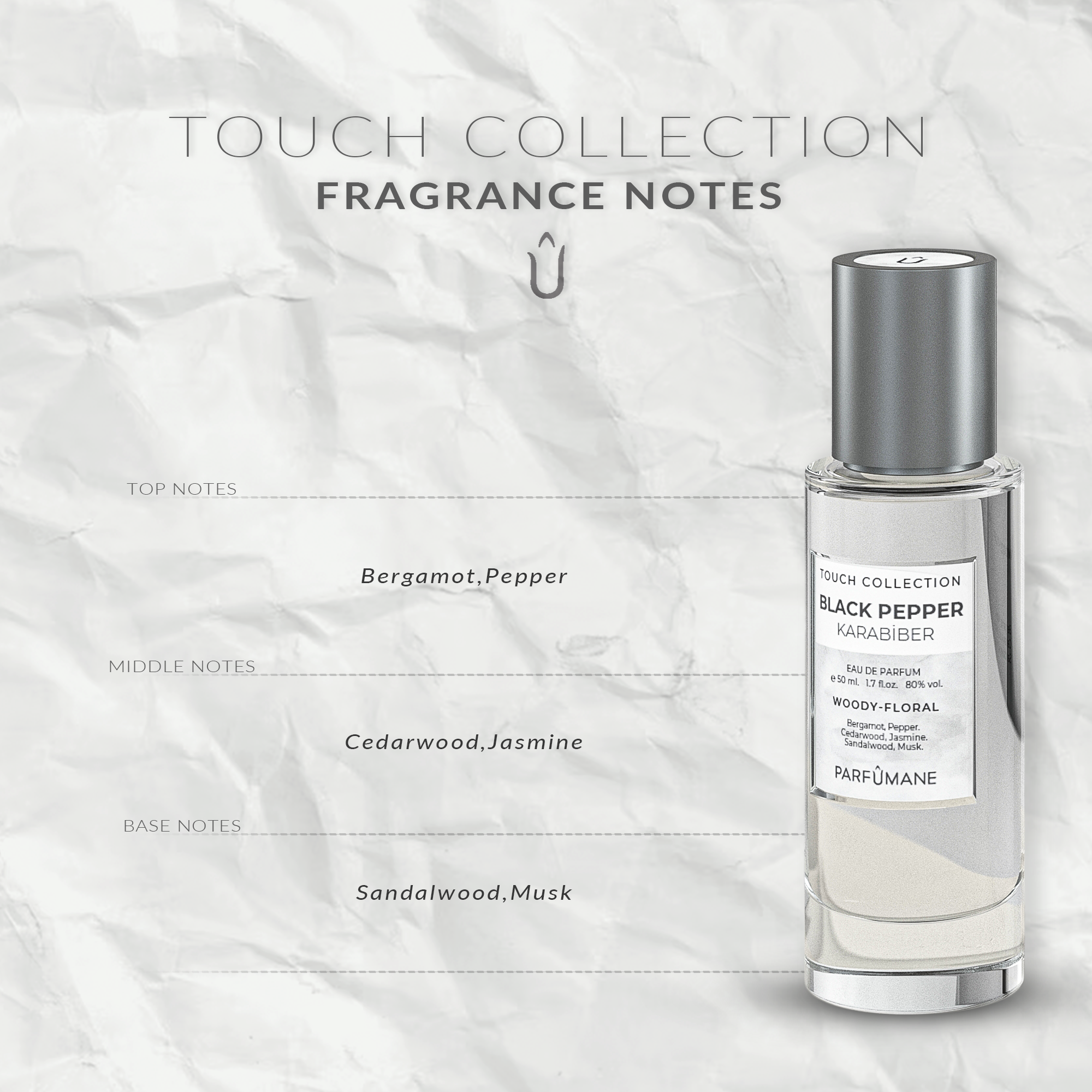 BLACK PEPPER 50ml. EAU DE Perfume