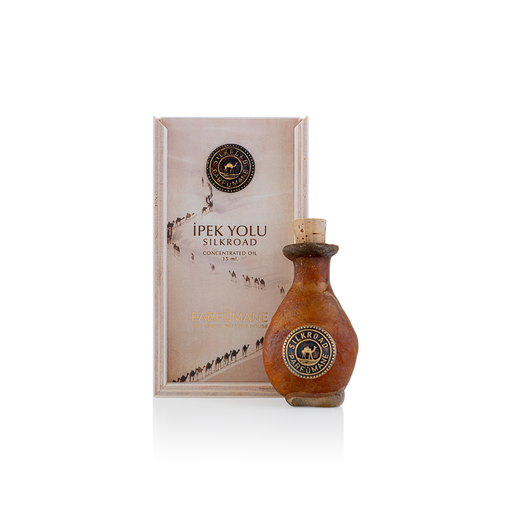 İpek Yolu SILKROAD 15ml. Antika Şişe Konsantre Parfüm Yağ