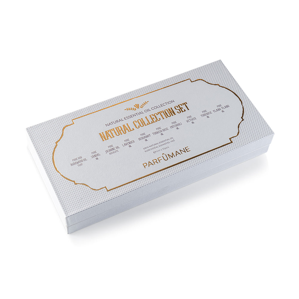 Parfumane Natural Collection | Lüks Doğal Parfüm Yağı Seti – 10 Özel Esans Vial